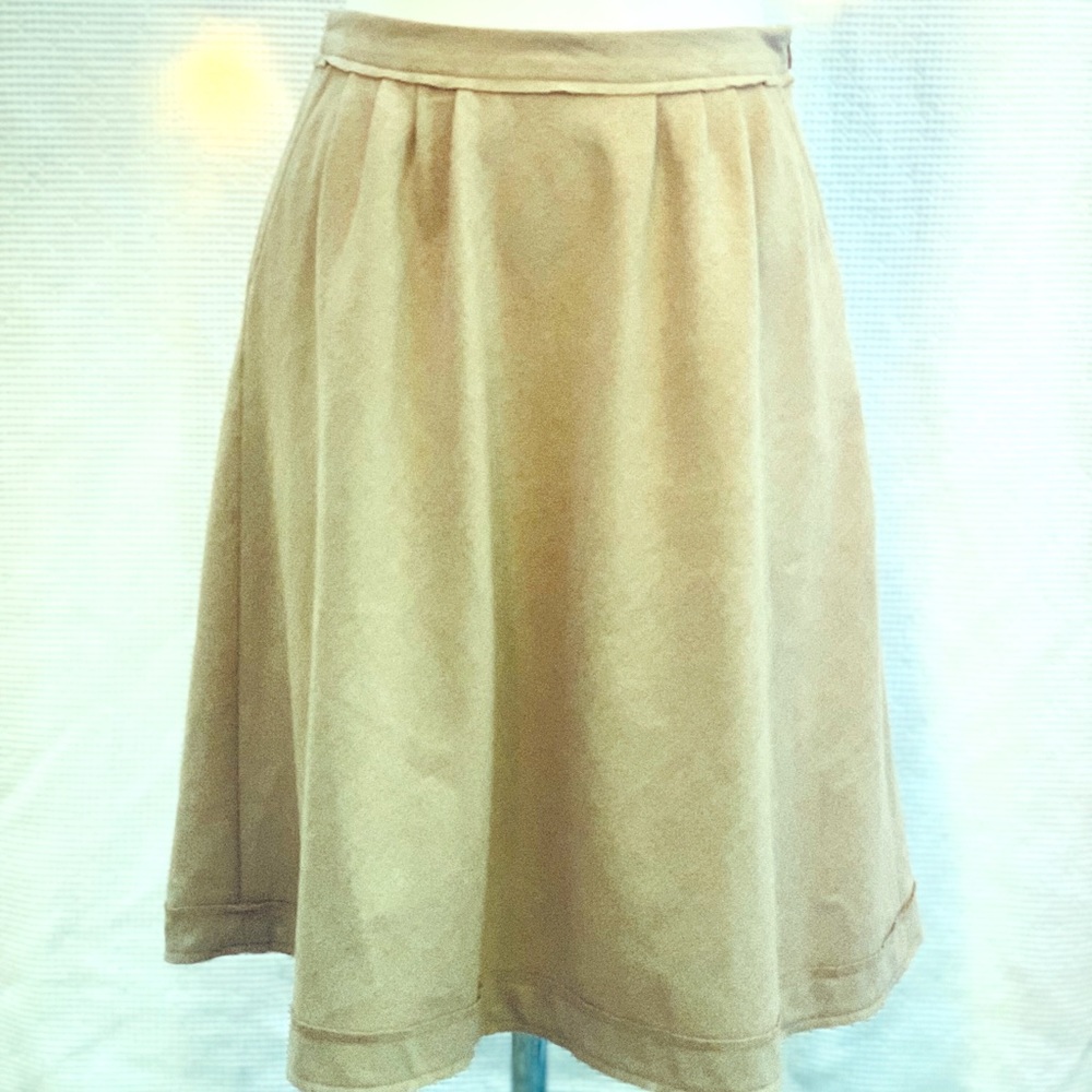 Banana Republic Camel Skirt Fully Lined Sz 2